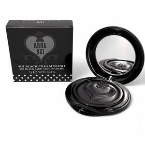 Anna Sui Black Cream Blush Magical Black to Blooming Rose Japan NIB